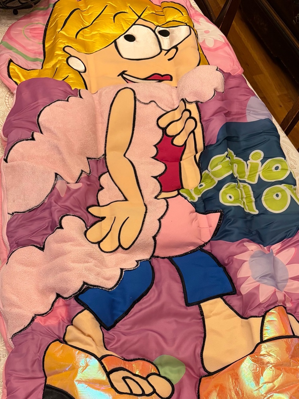 Vintage Disney Lizzie McGuire Sleeping Bag With Tote NWT - Picture 7 of 14